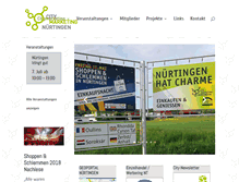 Tablet Screenshot of citymarketing-nuertingen.de